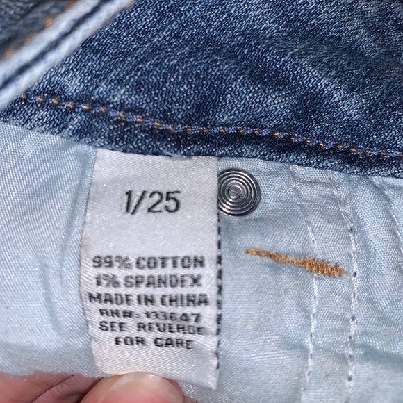 Distressed Jean Shorts - Picture 3 of 3